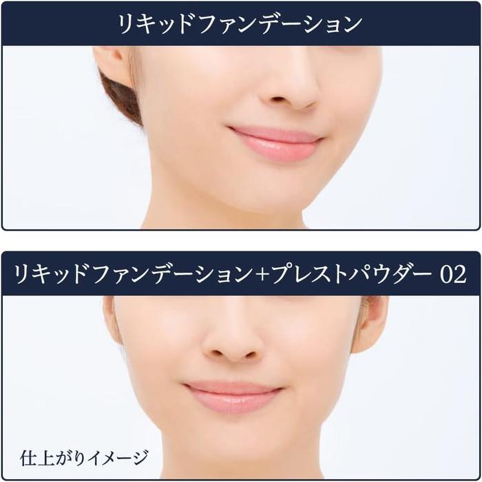 KANEBO media luxe Pressed Powder 6g – Touch-Up Powder Refill with Puff, 2 Shades [Alcohol-free]
