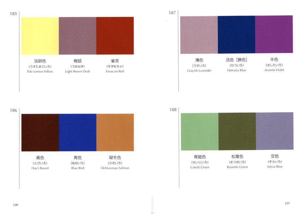 A Dictionary of Color Combinations – Traditional Japanese Color Palette Guide by Sanzo Wada