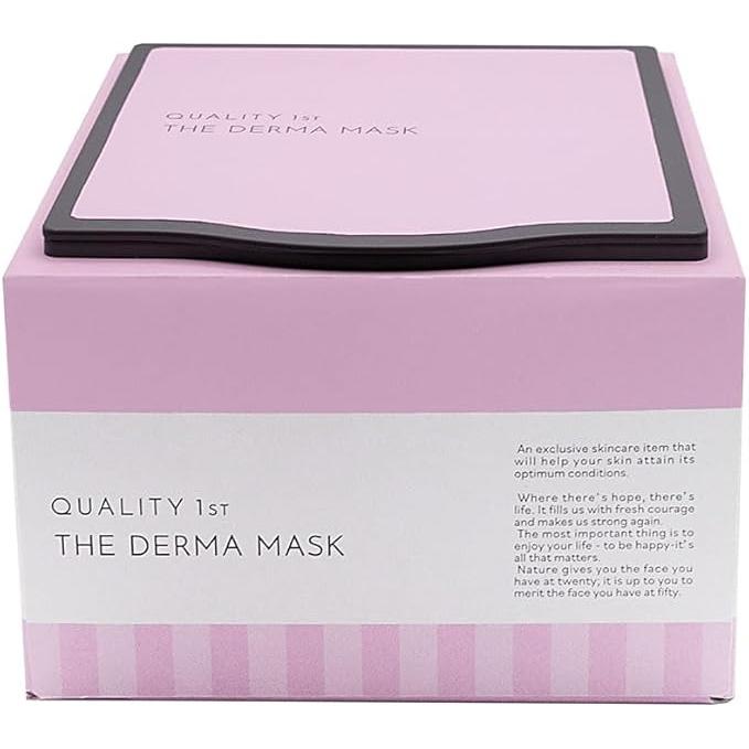 Quality First The Derma Mask – All-in-One Highly Moisturizing Face Mask, 30 Pieces [Alcohol-Free]