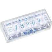 King Jim CLSA26 “Ice Stamp” Clear Stamp – Long Size Transparent Acrylic Stamp