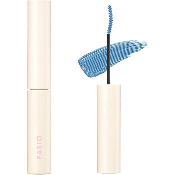 Eyelash-Grade Film Mascara (Extra-Fine) – Lightweight, Curl-Enhancing, & Long-Lasting 101 Innocent Blue [With alcohol]