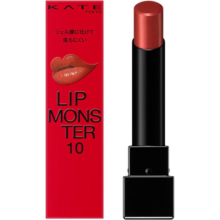 BESTSELLER! KATE Lip Monster – Long-Lasting & Moisturizing Lipstick (3g) | High-Pigment, Glossy Finish 10 Underground Exploration [Alcohol-free]