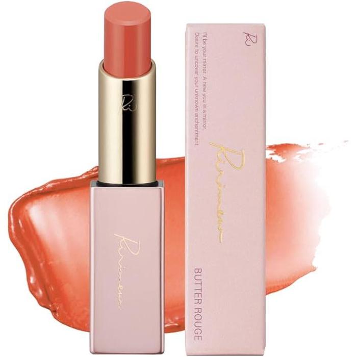 Ririmew Butter Rouge – Long-lasting, Moisturizing Lip Color with Glossy Finish 30g [Alcohol-free]