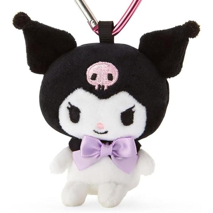 Sanrio Kuromi Mini Mascot Holder – Cute Heart-Shaped Keychain for Bags