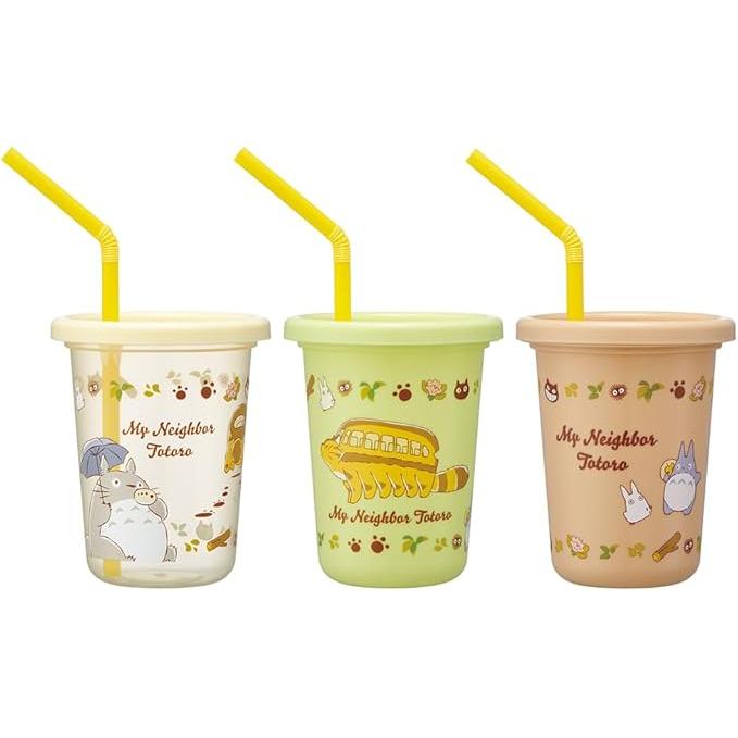 Skater My Neighbor Totoro Straw Tumbler Set 230ml (3 Cups) Catbus Studio Ghibli Made in Japan