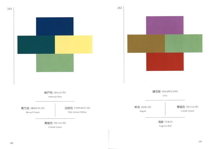 A Dictionary of Color Combinations – Traditional Japanese Color Palette Guide by Sanzo Wada