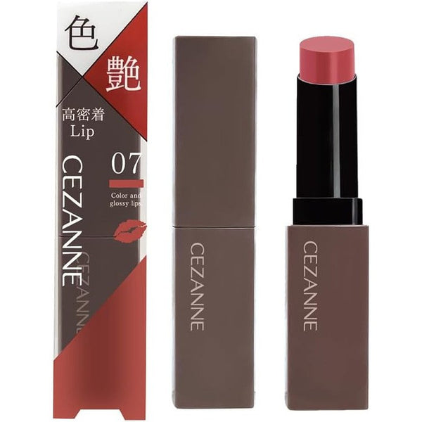 CEZANNE Lip Color Shield - Gel lipstick with a strong shine effect (Color selection option) 3.7g [Alcohol-free]