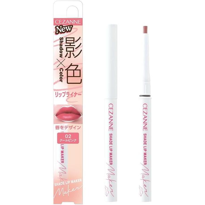 Cezanne Shadow Color Lip Maker – Lip Liner for Shaping and Contouring Lips 0.25g [Alcohol-Free]