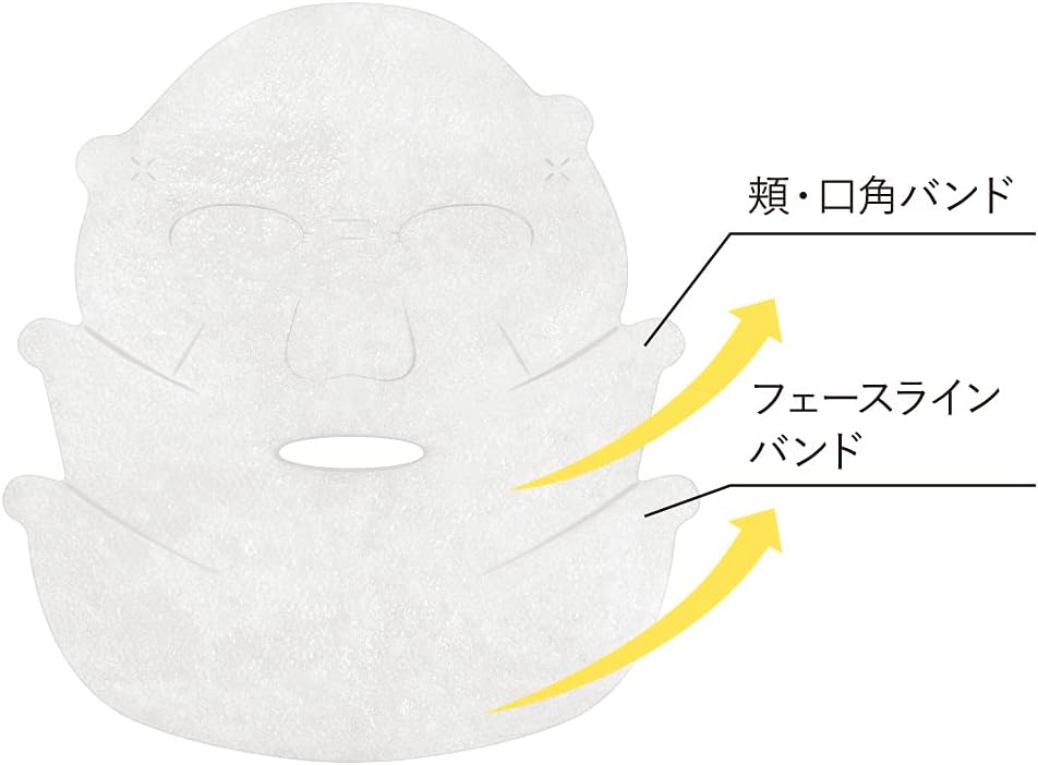 KANEBO Smile Performer Firming Sheet Mask – Lifting Fit Mask for Hydration, Firmness & Glow 4 Sheets [Alcohol-free]