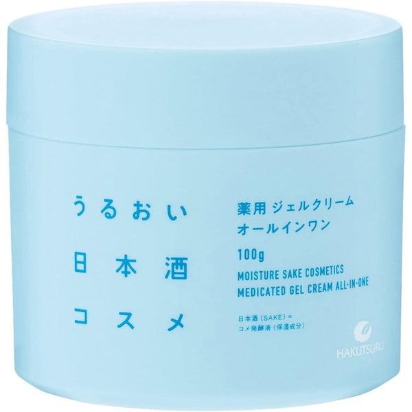 Moisture Sake Cosmetic Medicated Gel Cream - HIT! Deeply moisturizing sake-based cream 100g [Alcohol-free]