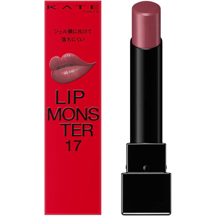 BESTSELLER! KATE Lip Monster – Long-Lasting & Moisturizing Lipstick (3g) | High-Pigment, Glossy Finish 17 Mysterious Rose Garden [Alcohol-free]