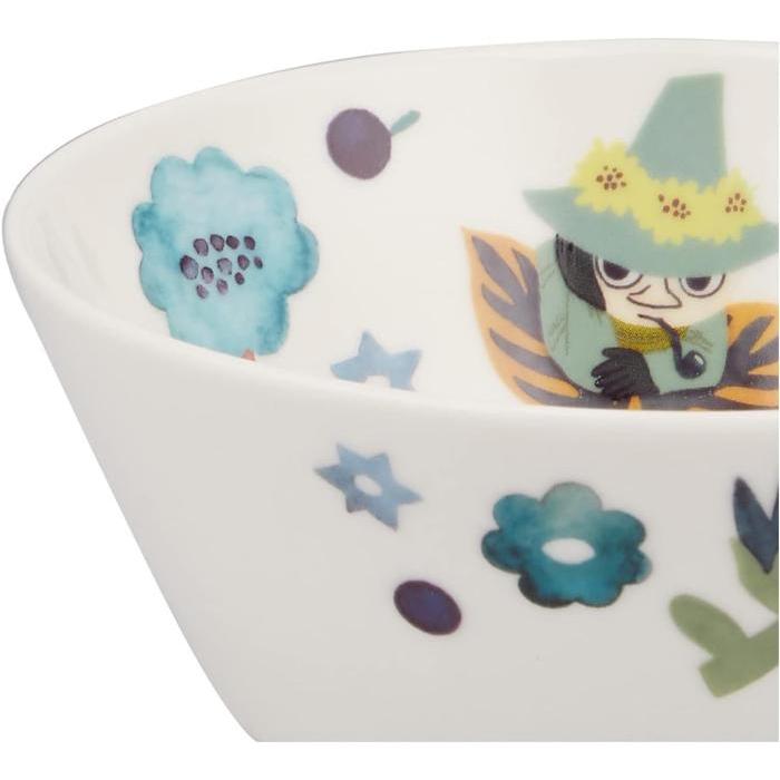 JAPANESE COLLECTION-MOOMIN "Herbarium" Small Bowl, 13.5cm, Snufkin Design