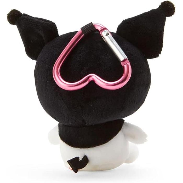 Sanrio Kuromi Mini Mascot Holder – Cute Heart-Shaped Keychain for Bags