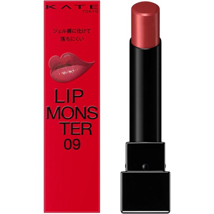 BESTSELLER! KATE Lip Monster – Long-Lasting & Moisturizing Lipstick (3g) | High-Pigment, Glossy Finish 02 Pink banana [Alcohol-free]