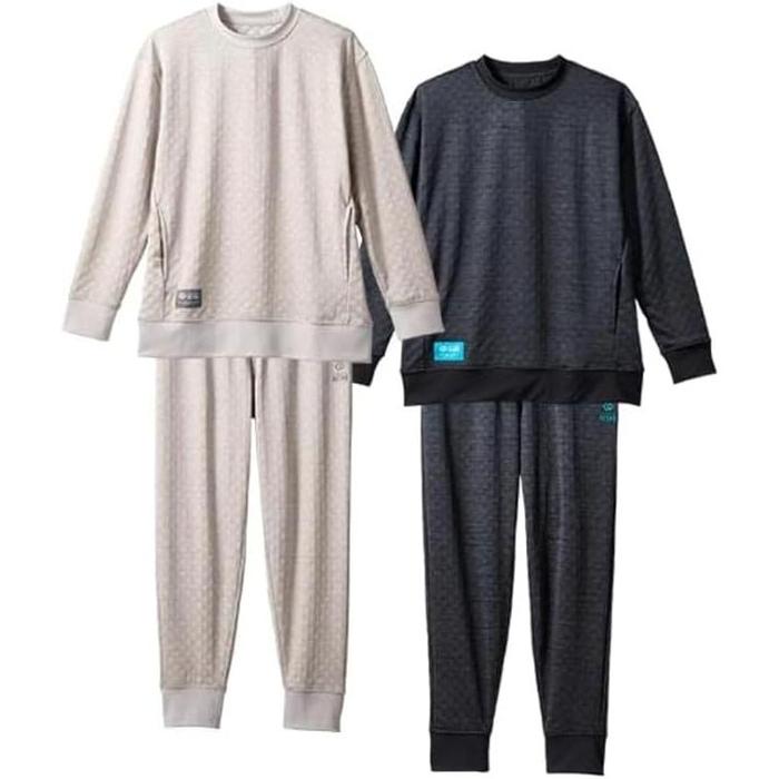 Colantotte RESNO MAGNE Recovery Wear PLUS Long-Sleeve Top & Bottom Set, Magnetic Recovery Wear, Unisex, S / M / L / XL