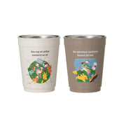 Pokémon + Starbucks Japan 2-Wege Edelstahlbecher & Halter 355ml – Kaffee Abenteuer / Kaffee Verbindung