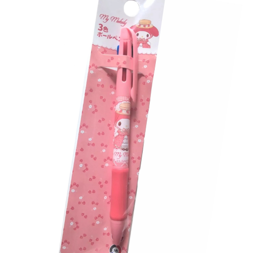 Sanrio Three-Color Ballpoint Pen, My Melody, 0.7mm