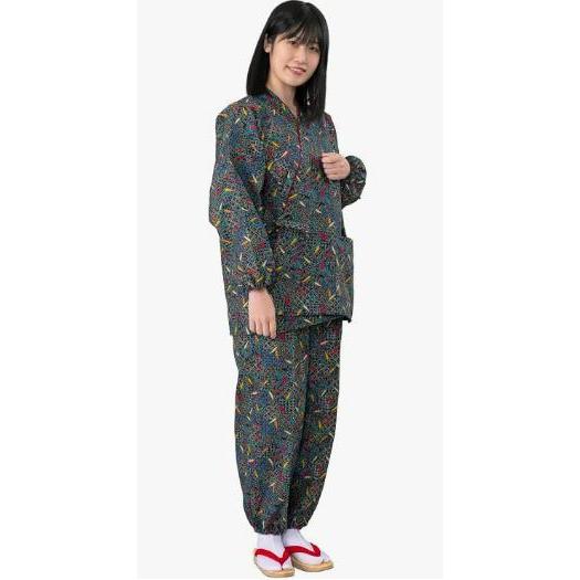 Ai Ai Women's Japanese Pattern Samue – 100% Cotton, Made in Japan, 3 Designs