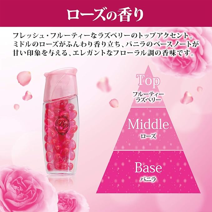 Kobayashi Breath Parfum Rose Breath Freshening Capsules – 50 Capsules
