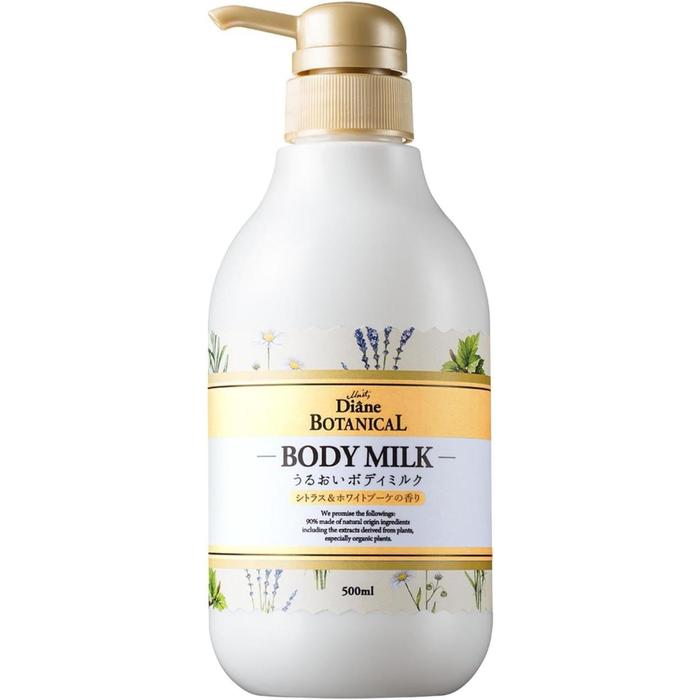 Diane Botanical Body Milk – Citrus & White Bouquet Scent, 500ml | Lightweight Hydration [Alcohol-Free]