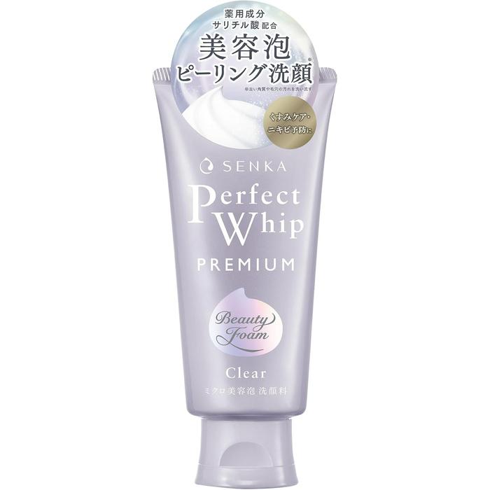 SENKA Premium Perfect Whip Clear – Brightening Foam Cleanser for Dullness & Pores [With Alcohol]