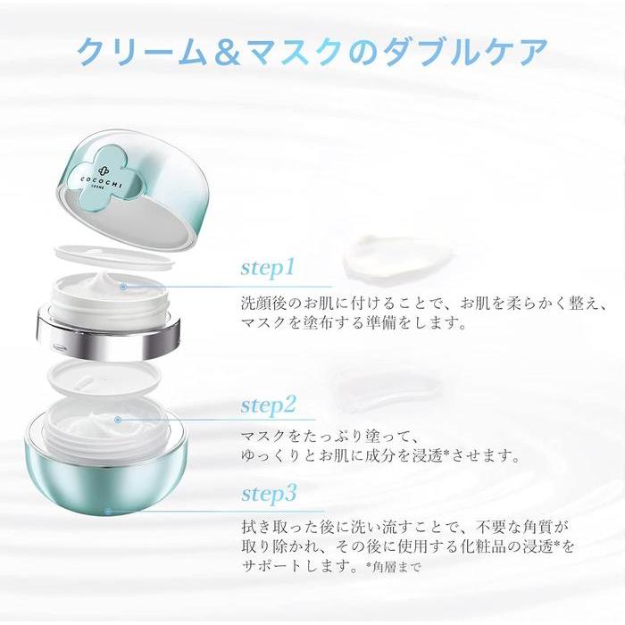 COCOCHI Hydration Balancing Essence Cream Mask – Moisturizing, Soothing Gel Pack for Sensitive Skin 20+90g (No Alcohol)