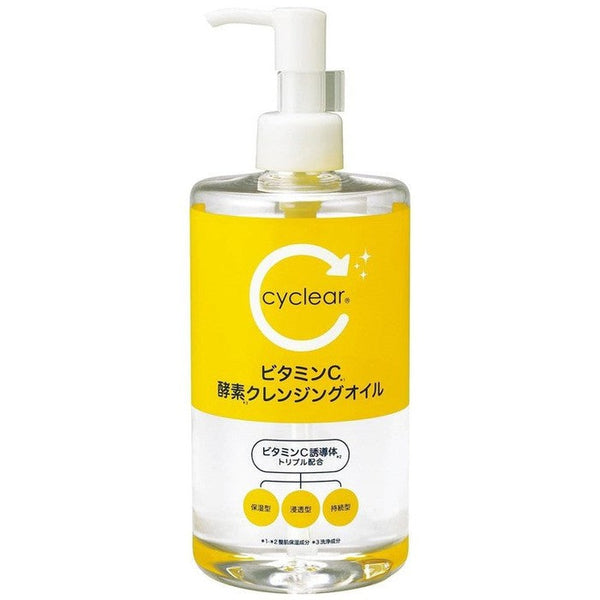 CYCLEAR - Make-up removal oil with 3 types of active Vitamin C 400ml [With alcohol]