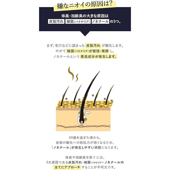 Kaki no Sachi (KnS) Medicated Persimmon Scalp Conditioner for Men 500mL – Odor, Dandruff & Volume Care [With alcohol]
