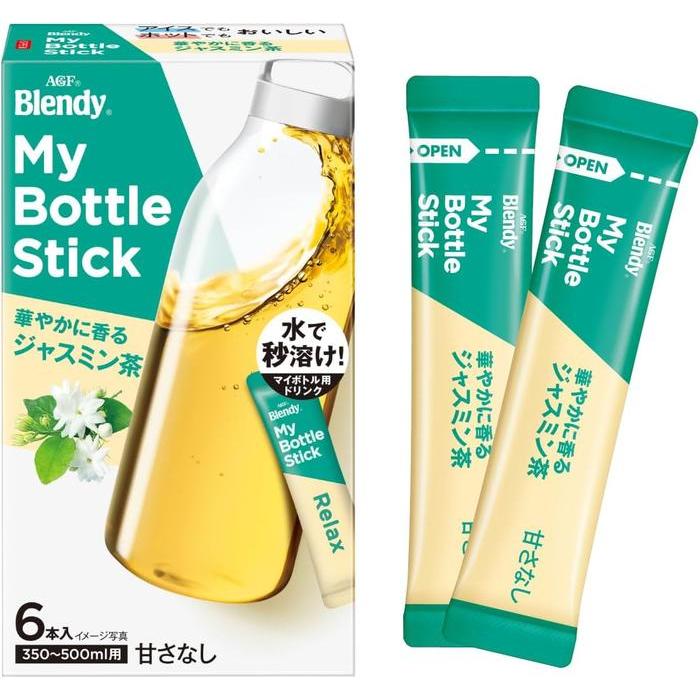 AGF Blendy My Bottle Stick – Elegant Jasmine Tea Aroma (6 Sticks)