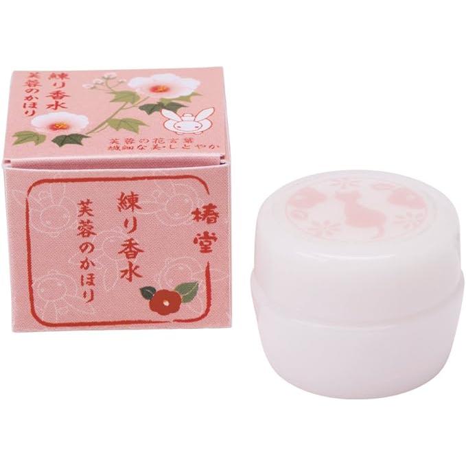 Kurochiku Tsubakido Solid Perfume – Hibiscus, 4.2g [Alcohol-Free]