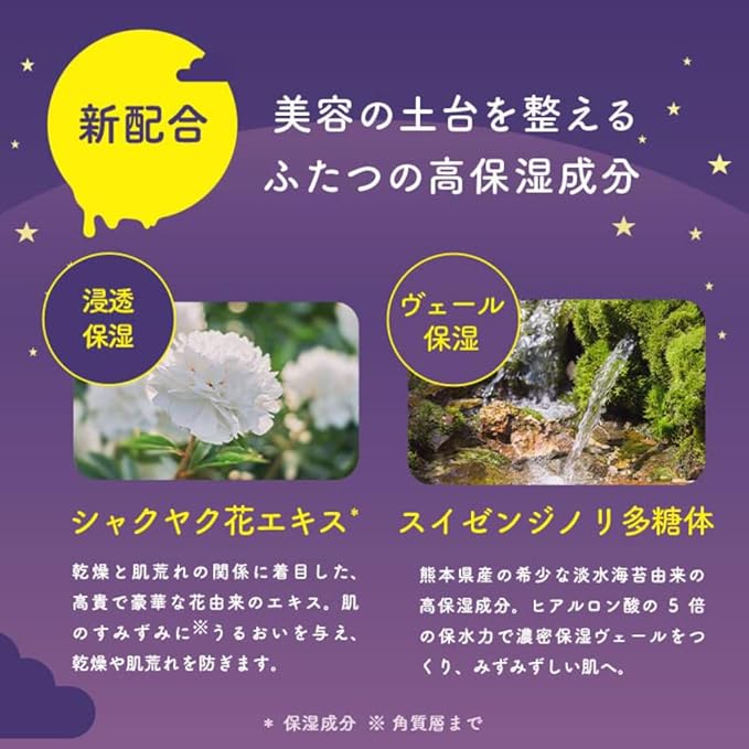 Lululun One Night Rescue Moisturizing Face Mask – Hydrating Treatment, 35mL x 5 Packs [Alcohol-Free]