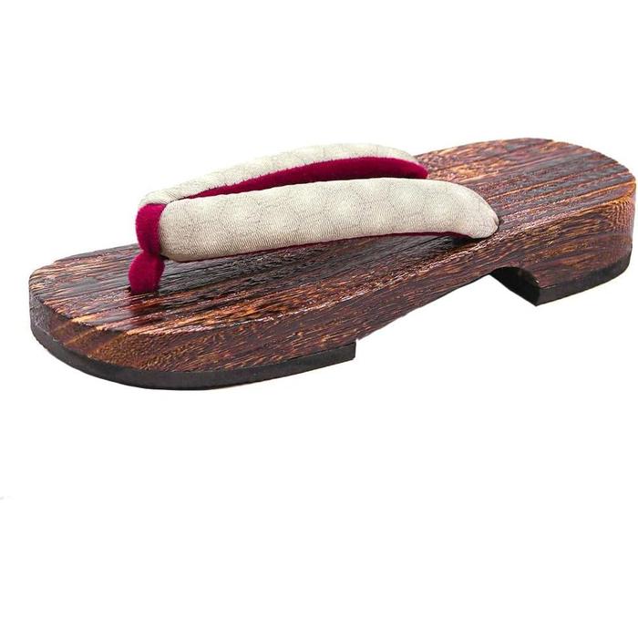 Kyoetsu Women's Geta Clogs – Grilled Paulownia Base, Soft Strap, Multiple Sizes