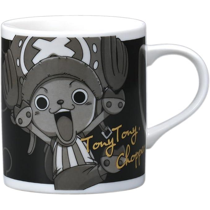 One Piece Straw Hat Pirates Monochrome Mug 300 ml – Microwave & Dishwasher Safe, Made in Japan