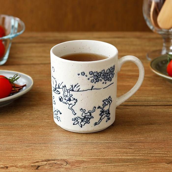 Mug Cup 350 ml – Chōjū-giga Blue Design