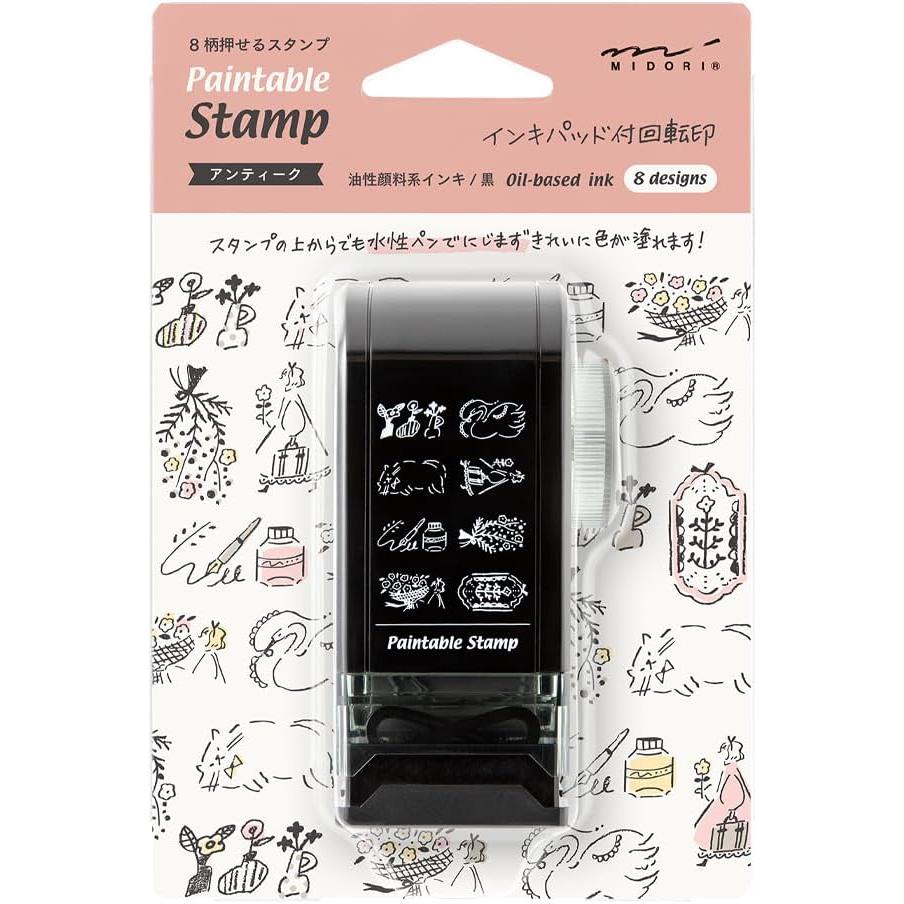 Midori Rotary Stempel – Dekorativer Drehstempel