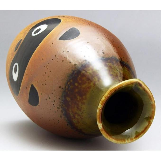 Setoyaki Tanuki Sake Set – Tokkuri & Cups | Japanese Porcelain Sake Set, 270ml, Made in Japan