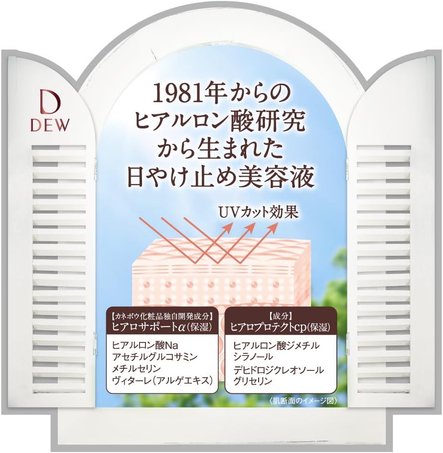 DEW UV Day Essence SPF50+ PA++++ – Moisturizing Sunscreen Essence 40g [With alcohol]