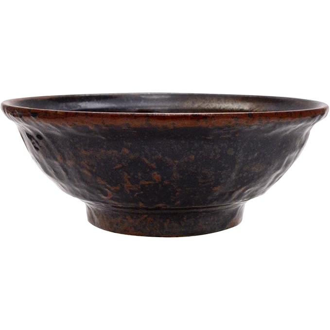 Ichikyu Mino Ware “Oil Droplet Crystal” Ramen Bowl – 19.5 cm