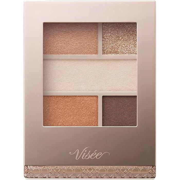 Visee Double Mood Eyes 4.8g – Dual-Finish 5-Color Eyeshadow Palette