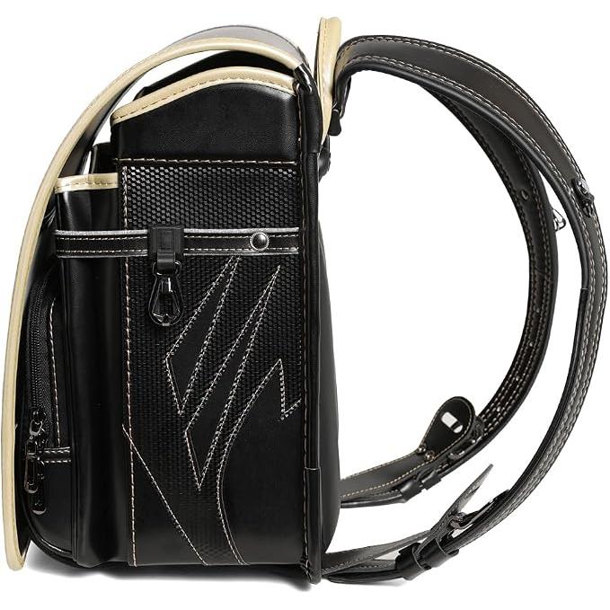 Mochila Escolar Randoseru Amant STYLISH CARBON para Niños – 15L, Ligera