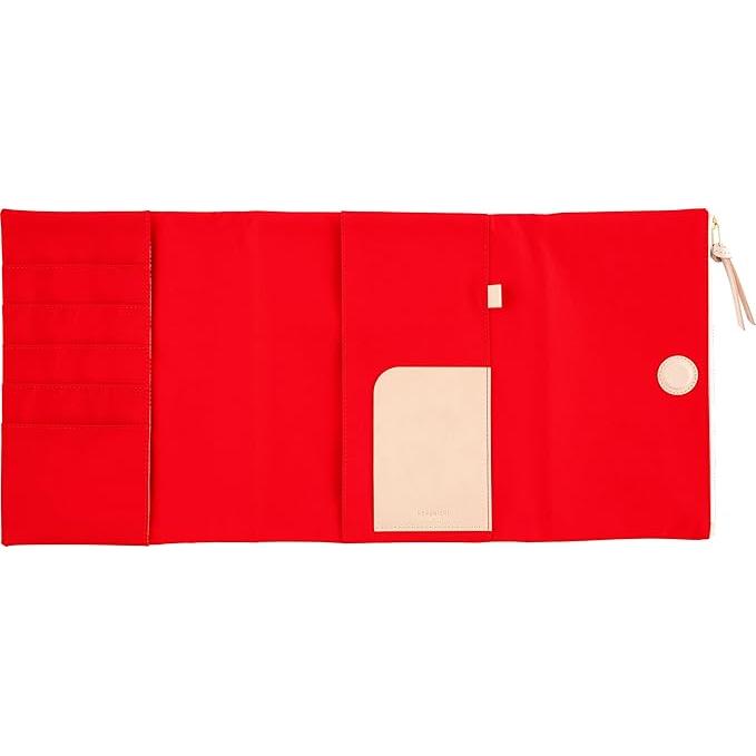 Hobonichi Techo 2026 Cousin (A5) Notebook Cover – Tragen Series (Red / Green / Black)