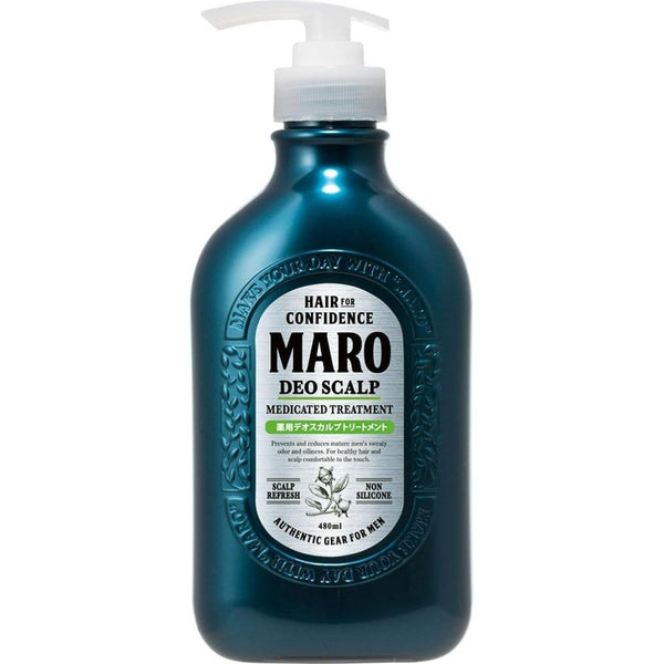 MARO Men's Deo Scalp Treatment - Anti-dandruff conditioner for men 480ml [With alcohol]