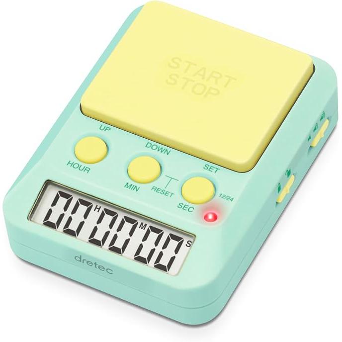 dretec T-587 Lern-Timer – Digitaler Studientimer, Stoppuhr & Countdown | Mehrere Farben
