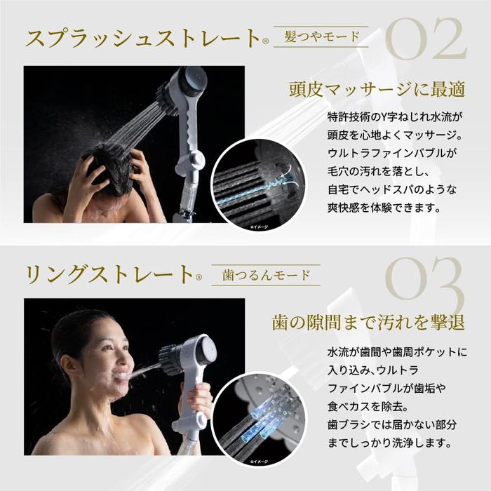 Mirable Zero Shower Head – Ultra Fine Bubble skin care shower head