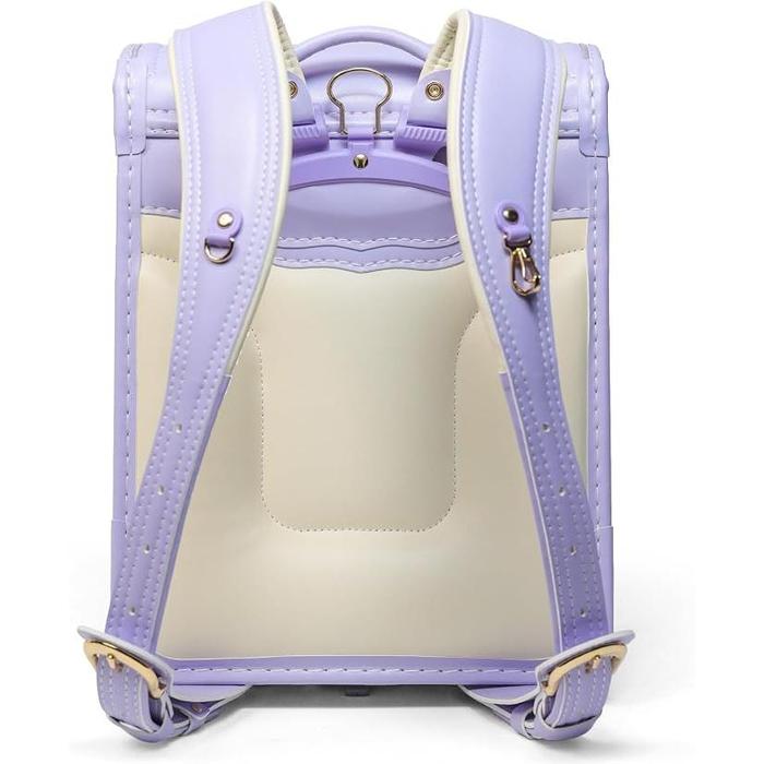 Amant Romantic Flower / Little Ribbon Japanese Randoseru School Backpack for Girls – Pearl Finish, 15L, Ultra Lightweight