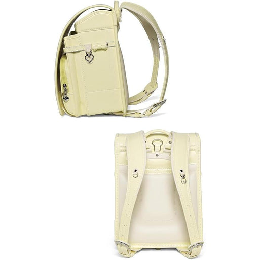 Mochila Escolar Randoseru Japonesa Amant Romantic Flower / Little Ribbon para Niñas – Acabado Perla, 15L, Ultra Ligera