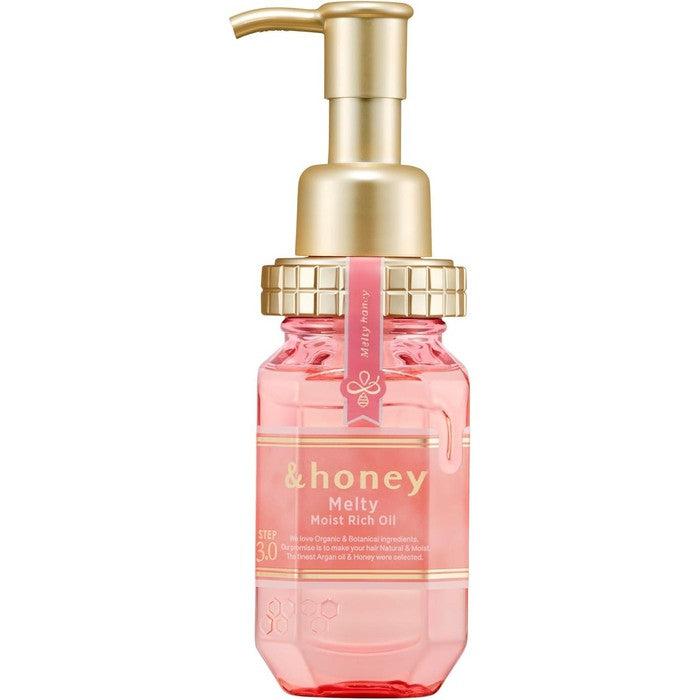 &Honey Melty Moist Rich Hair Oil 3.0 100mL | Luxurious Hair Oil [Alcohol-free]
