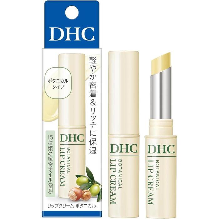 DHC Botanical Lip Cream 1.5g – 15 Botanical Oils for Smooth, Moisturized Lips [Alcohol-Free]