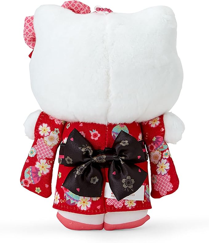 Sanrio Hello Kitty Kimono Plush Mascot Holder Japanese Special Edition