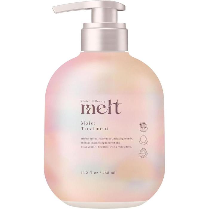 Melt Moist Treatment 480 ml – for Deep Moisture & Gloss (Geranium & Lily of the Valley Scent) (With Alcohol)